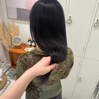 セミロング 韓国ヘア🤍 ayanaのヘアスタイル