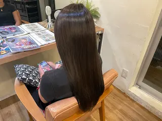 ロング 髪質改善カラー＆ 縮毛矯正　石井良平のヘアスタイル