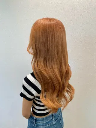 ロング カラー 藤野 凪沙のヘアスタイル