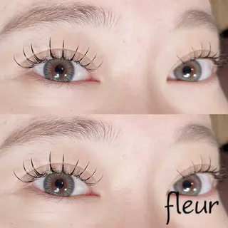 マツエク・マツパ 🍀fleur🍀 束感/ワンホン/杉浦のマツエク・マツパデザイン