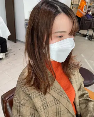 ミディアム カラー 過去一の柔髪ヘア 🌿einshairのヘアスタイル