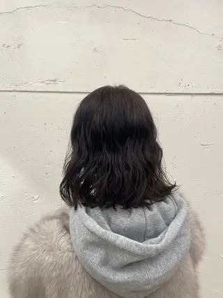 ミディアム パーマ suzu 🤍 【 grace 】のヘアスタイル