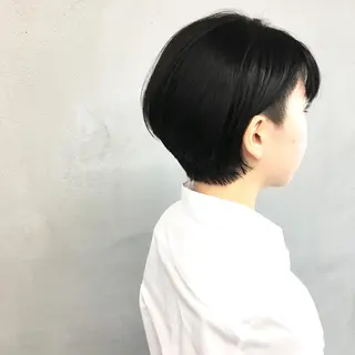 ショート ショート/ボブ/ 白髪染め/メンズ葛西のヘアスタイル