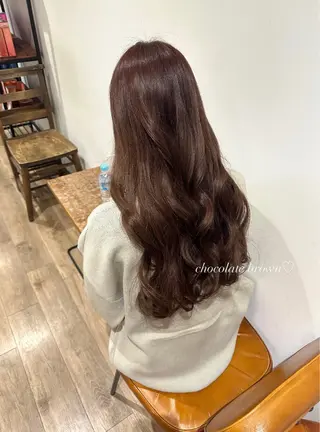 ロング カラー ヘアアレンジ Himawari♡ 柔らかいカラーのヘアスタイル