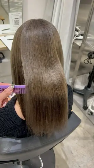 ロング カラー himari💜 暖色/レイヤーカットのヘアスタイル