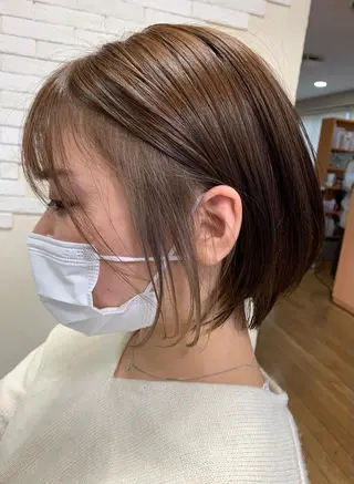 ショート カラー ショート/似合わせ レイヤー/福岡聖容のヘアスタイル