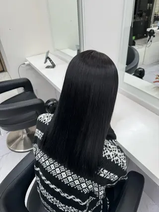 ミディアム カラー パーマ ヘアアレンジ メンズ キッズ 韓国系🇰🇷🩶 艶暗髪/MEIのヘアスタイル