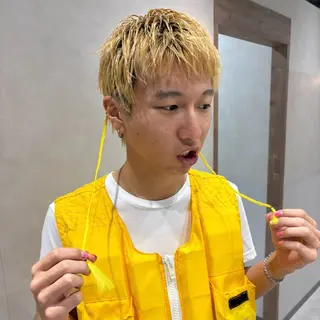 ヘアアレンジ メンズ garage.所属・スパイキーショート 平出天翔のヘアスタイル