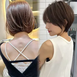 ショート 縮毛矯正/レイヤー 松田空優哉のヘアスタイル