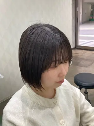 ショート 縮毛矯正/ /関内/あべももこのヘアスタイル