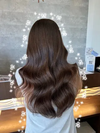 ロング カラー 韓国ヘア🤍ワンホン 🤍あやかのヘアスタイル