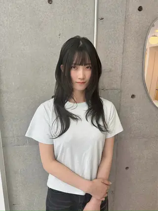 セミロング kusada toshiのヘアスタイル