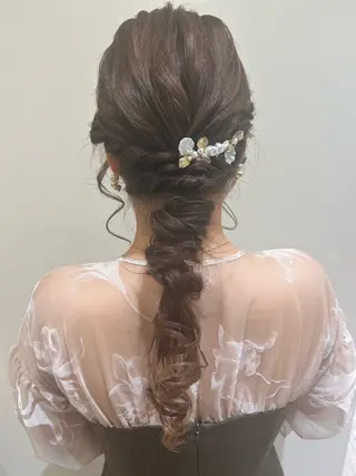 ヘアアレンジ Yamamoto 半個室美容室zinaのヘアスタイル