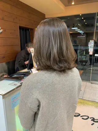 ミディアム 🫧艶髪カラー🫧 森本くるみのヘアスタイル