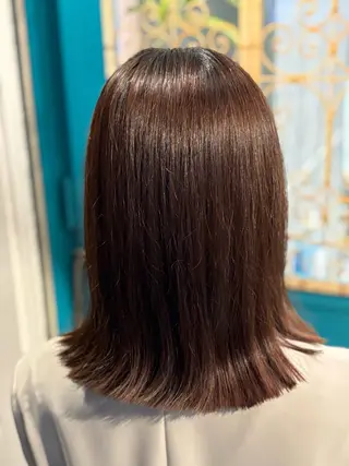 ミディアム 🫧Ayumu🫧 透明感カラー/春日のヘアスタイル