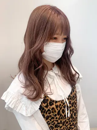セミロング カラー ヘアアレンジ yuka .のヘアスタイル