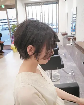 ショート カラー パーマ ヘアアレンジ メンズ キッズ ネイル マツエク・マツパ 6月オープン♪豊見城 Lodattu✁清水のヘアスタイル