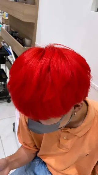 ショート カラー メンズ ハイトーン特化🌟 カワシマシュンスケのヘアスタイル