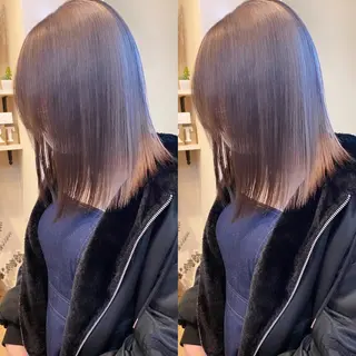 ミディアム カラー ⭐️横浜ブリーチ特化 美容師 堤涼⭐️のヘアスタイル