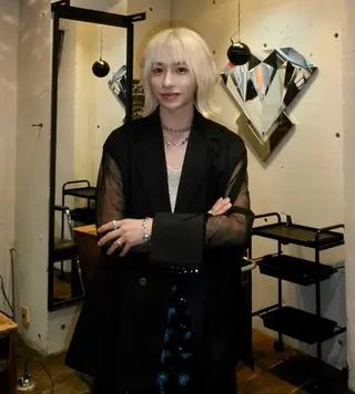 ミディアム カラー メンズ 原宿↔︎浦和　美容師 折笠　亮のヘアスタイル