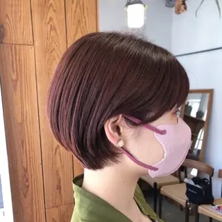 ショート 髪も心も健康に🤎 原亜希子のヘアスタイル