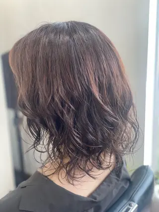 ミディアム パーマ ヘアアレンジ olive美容室 MIKUのヘアスタイル