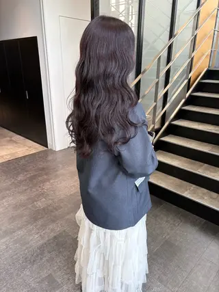 ロング カラー mao ｜ 柔らか艶カラー🫧のヘアスタイル