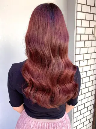 ロング 盛れる顔周りカット ♥️韓国ヘア"ちぇるのヘアスタイル