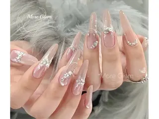 ロング more glam 原宿店のネイルデザイン