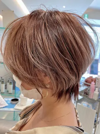 ショート カラー MODE K´s eau髪質改善特化のヘアスタイル