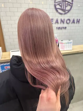 ロング カラー ハイトーンレイヤー 顔まわりSOTAのヘアスタイル