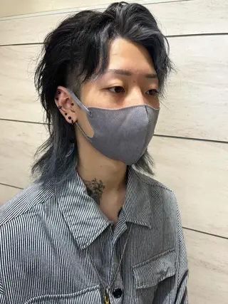 ロング カラー メンズ noll【今池駅前】 池田碧花のヘアスタイル