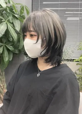 ショート カラー レイヤーカット/ 薬院/川上智也のヘアスタイル