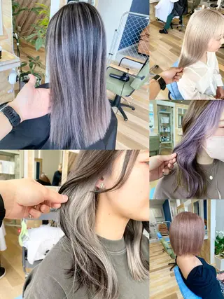 ケアブリーチ 黒瀬有汰のヘアスタイル