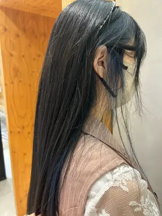 ロング カラー 玉田 千智のヘアスタイル