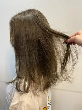 カラー hina☺︎ 髪質改善/ストレートのヘアスタイル