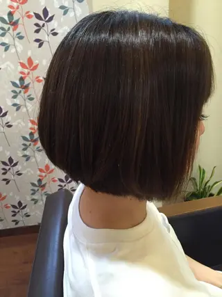 ショート カラー 髪質改善・縮毛矯正/ 下村陽平のヘアスタイル