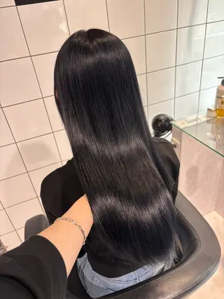 ロング カラー 表参道♡暗髪♡ 艶カラー♡アユミのヘアスタイル