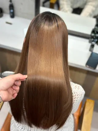 ロング 10月限定モニター 髪質改善美髪矯正のヘアスタイル