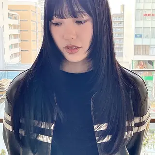 ロング 園田 渉 ◤SHIKIO◢のヘアスタイル