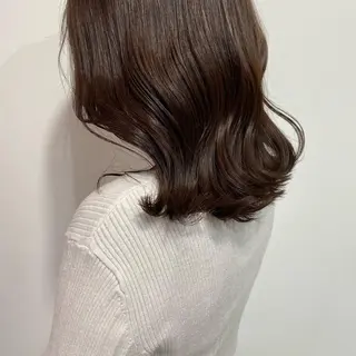 ミディアム カラー 髪質改善サロン🫧 戎谷栞菜のヘアスタイル