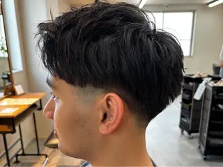 ショート メンズ 🔥フェードカット/ パーマ特化🔥/森のヘアスタイル