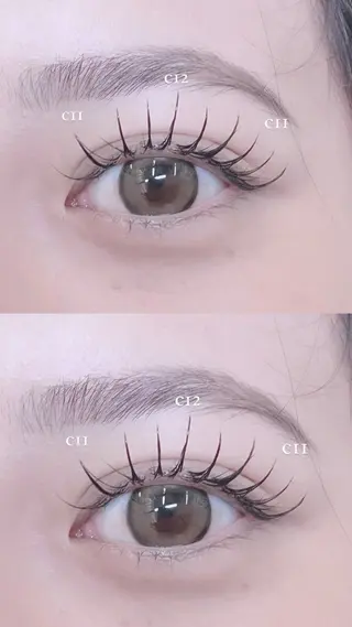 マツエク・マツパ ☆CHERIE. nunuro‎本町☆のマツエク・マツパデザイン