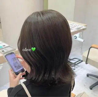 ミディアム カラー MACARON 宇根 幸恵🎀のヘアスタイル
