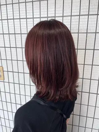 ミディアム カラー 五十嵐ゆり 美髪カラー　武蔵小杉のヘアスタイル