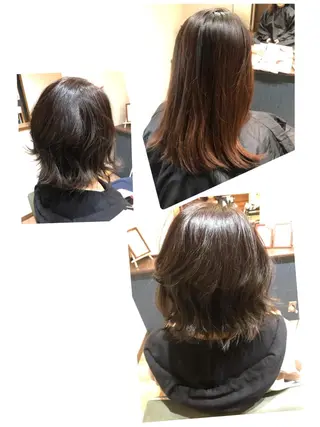 ミディアム カラー Ray hair 春日部のヘアスタイル