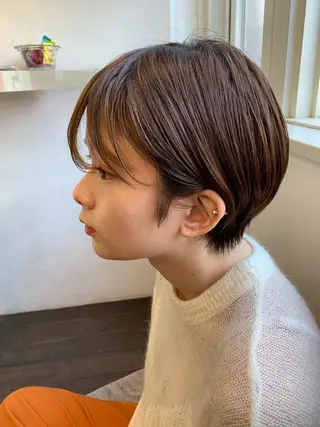 ショート デジタルパーマ🫧 韓国風ヘア🫧サクラのヘアスタイル