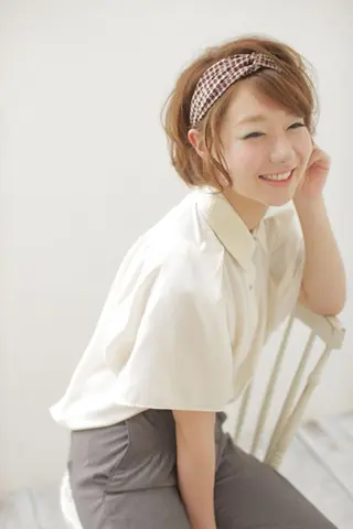 ショート カラー ヘアアレンジ 中間 将人のヘアスタイル