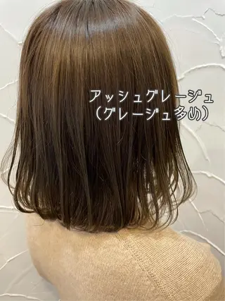 ミディアム カラー パーソナルカラー診断 できます　木曽　主博のヘアスタイル