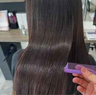 カラー 𝑴𝒐𝒓𝒊‎‪ /髪質改善/艶髪🖤のヘアスタイル